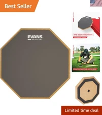 Portable 7" RealFeel Drum Pad - Stand Mountable with Durable Gum Rubber Surface