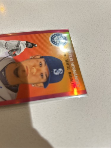 2023 Topps Chrome Platinum Anniversary Pink Autograph CPA-FH 12/15 Fresh Pull - Picture 6 of 11