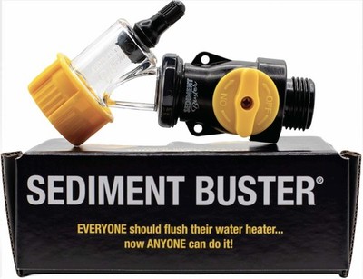 Sediment Buster UL Verified V699054 Water Heater Tool Flushes Cleans Drains