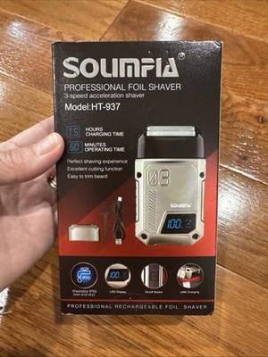 Professional Foil Shaver 3 Speed Acceleration Shaver NEW
