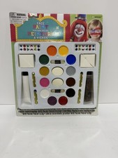Amscan Face Paint Kit   12 Colors with Glitter  Accessories   New Sealed