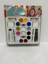 Amscan Face Paint Kit – 12 Colors with Glitter & Accessories – New Sealed