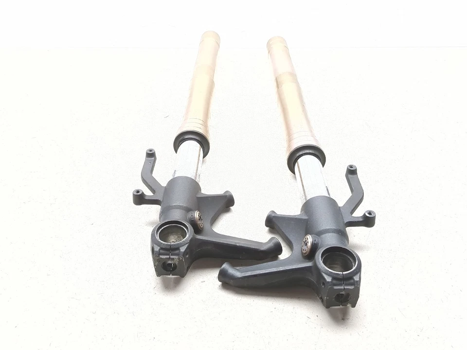 09-12 Kawasaki Ninja ZX6R Front Forks Suspension Set STRAIGHT - Image 4 of 4