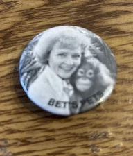 Betty White - Bett's Pets Pin 1-1/2"