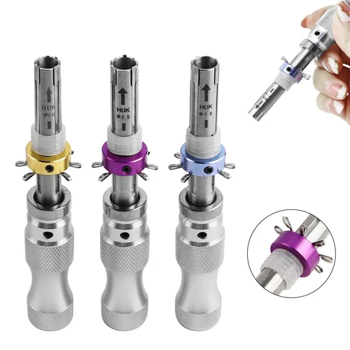 3pcs Tubular 7 Pins Lock Tool Accessories Stainless Adjustable Set 7mm7.5mm7.8mm - Bild 18 von 21