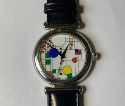 ACME Studio Playhouse FRANK LLOYD WRIGHT Sterling Swiss Watch Limited Edition #3