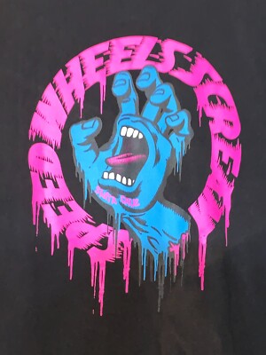 SANTA CRUZ SPEED WHEELS SKATEBOARDING MENS XL SHIRT