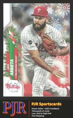 2020 Topps Holiday #HW144 Jake Arrieta Philadelphia Phillies 35% Off 4+ Items