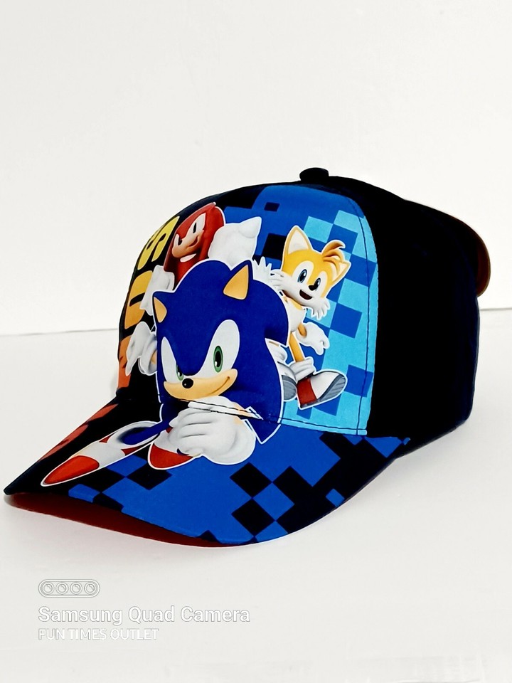 Sonic The Hedgehog Knuckles Tails Strapback Baseball Cap Hat Youth Sega ...