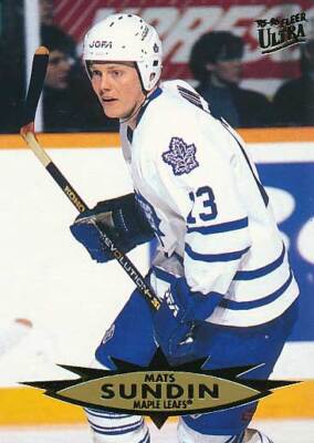 1995-96 Ultra #164 MATS SUNDIN - Toronto Maple Leafs