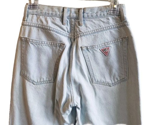 Vintage 90s Guess Jeans light wash women's size 26 High Waisted Retro *Read* - Picture 2 of 8