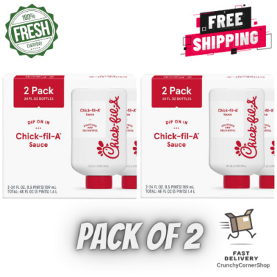 2 Pack Chick-fil-A Original Dipping Sauce, 24 oz., 2 pk. FREE SHIPPING