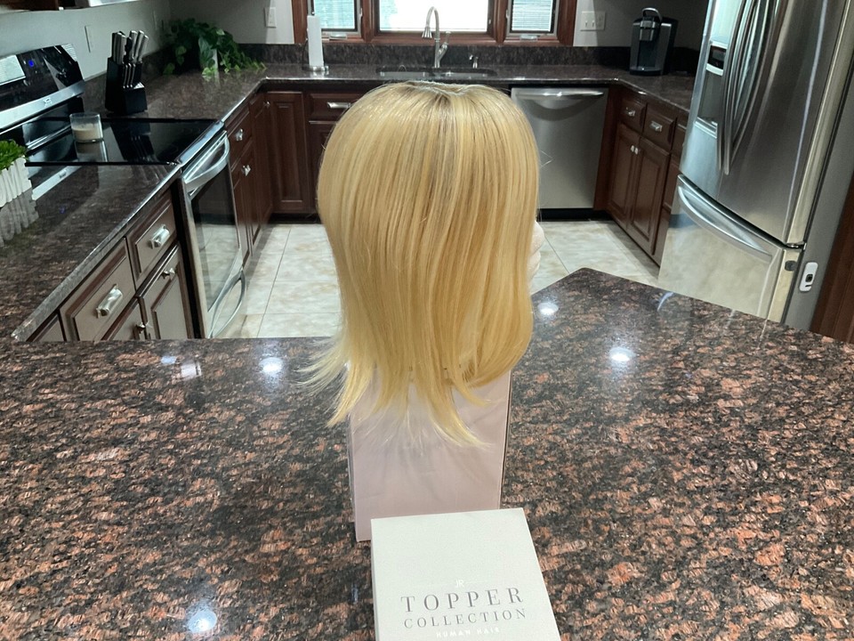 Jon Renau 12? Top form/Remy human hair topper (full mono) | eBay