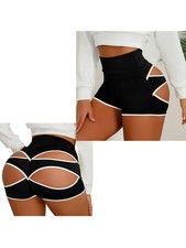 Womens Shorts High Waist Booty Underwear Hot Pants Traininig Lingerie Workout