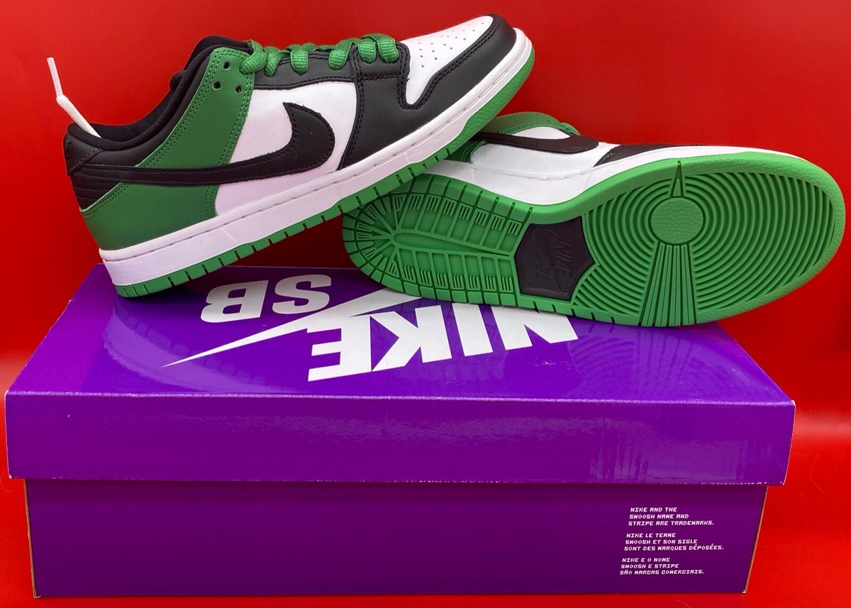 Nike SB Dunk Low Pro Classic Green J-Pack Celtics BQ6817-302 Nike SB Dunk Low Pro Classic Green J-Pack Celtics BQ6817-302