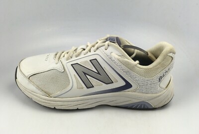 New Balance Womens 847 V3 WW847WT3 White Running Shoes Lace Up Low Top Sz  10 D