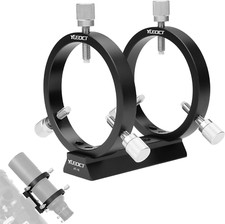 Guiding Scope Rings with Finder Dovetail Mounting Plate for Telescope Guidescope