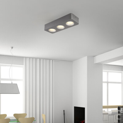 Deckenleuchte Deckenlampe Schlafzimmerleuchte 3 flammig BigLight