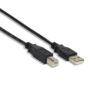 3 Pack 6ft USB 2.0 A Male to B Male High Speed 6 Feet Printer Scanner Cable