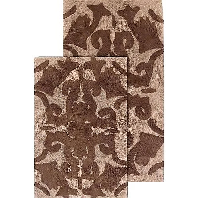 Nylon Rectangle Brown Bath Mats, Rugs & Toilet Covers