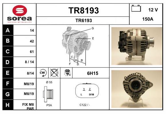 Alternateur SNRA TR8193 idéal pour sécuriser vos longs voyages en voiture familiale