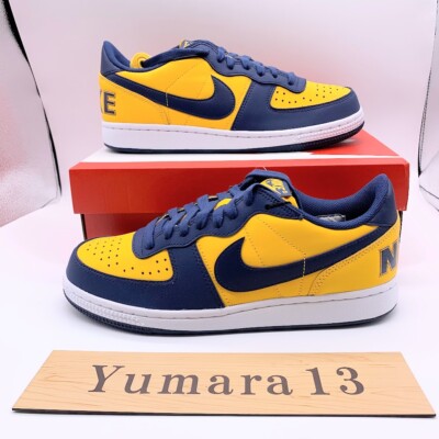 Nike Terminator Low University Gold Navy Michigan FJ4206-700 Men's