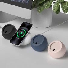 For iPhone 14/13/15 Mag Safe Wireless Magnetic Charger Round Dock Charging Stand