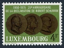 Luxembourg 563 block/4,MNH.Michel 909. European Coal & Steel Community,1975.