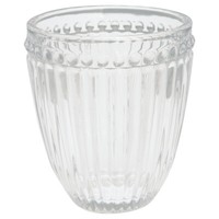 Greengate Glas Alice Klar Wasserglas 300 Ml Trinkglas Saftglas