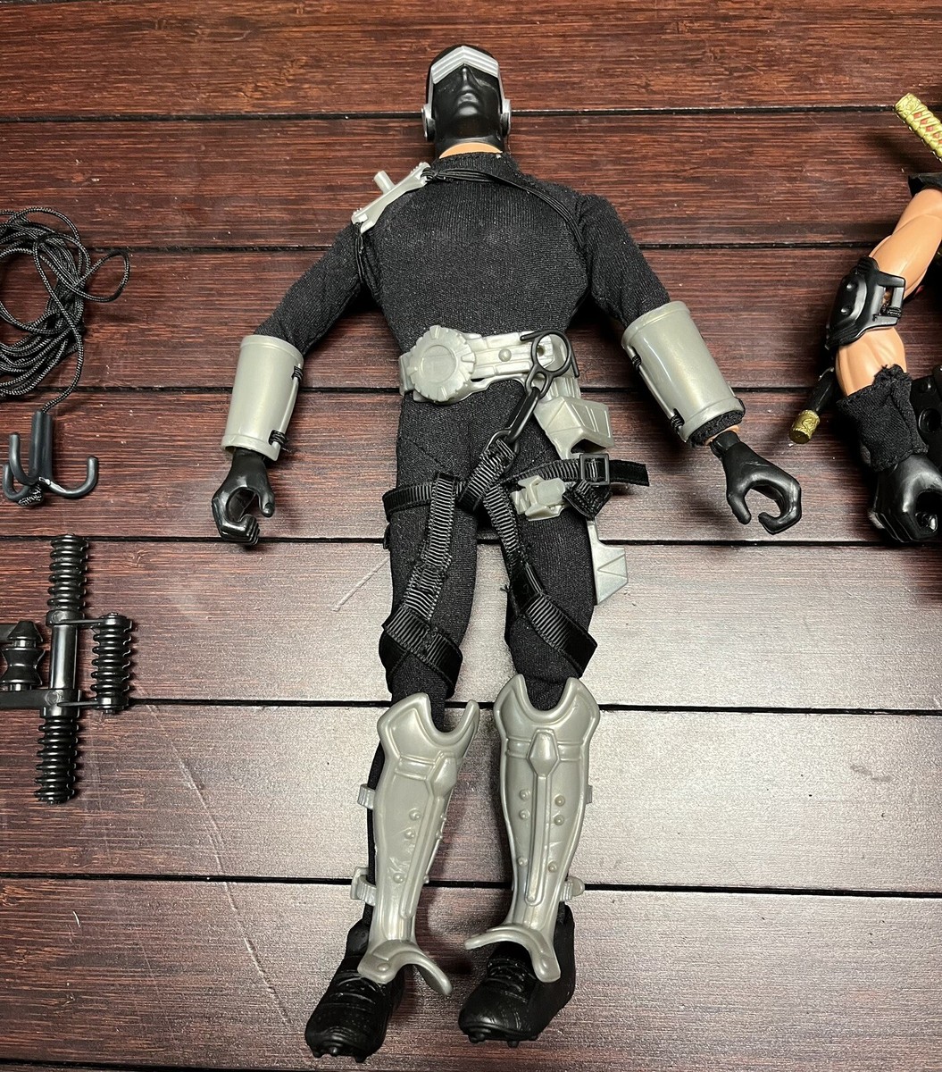 SNAKE EYES vs. STORM SHADOW GI JOE 1996 Hasbro 12 inch