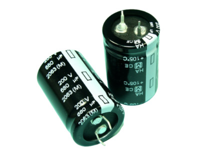 2 PCS CAPACITOR ALUM 680UF 680MF 200V Snap In (REPLACING FOR 180V 160V 100V )