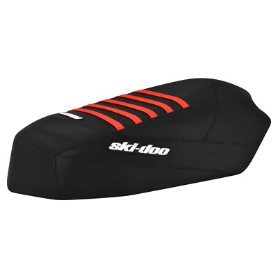 2016-2020 Skidoo MXZ 600 800 Renegade 600 800 Seat Cover  all BLACK/RED rib #322