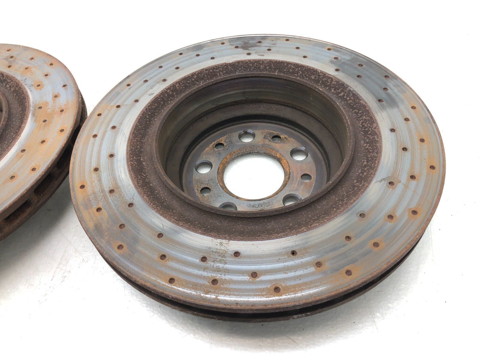 2014-2020 MASERATI GHIBLI S REAR AWD BRAKE ROTORS SET X2 OEM.