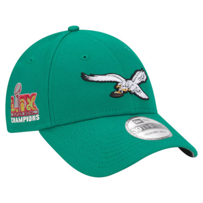 Philadelphia Eagles New Era Super Bowl LIX Champions 39THIRTY Hat Kelly ...