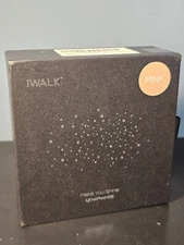 IWALK Make You Shine Secret 4500mAh Ultra-Compact Small Power Bank, Sparkly Pink