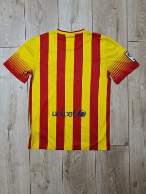 2013-2014 バルセロナ(A) 5 ブスケッツ 正真正銘正規品 Sサイズ BARCELONA 2013 2014 AWAY FOOTBALL SHIRT SOCCER JERSEY CAMISETA szS