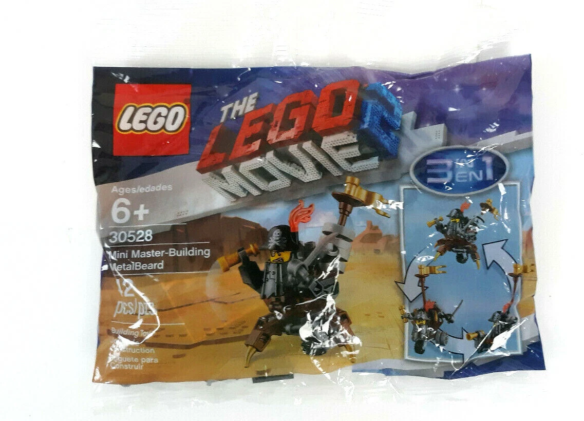 The LEGO Movie 2 Mini Master-Building MetalBeard 42 pcs Building Toy 30528 673419305655 |