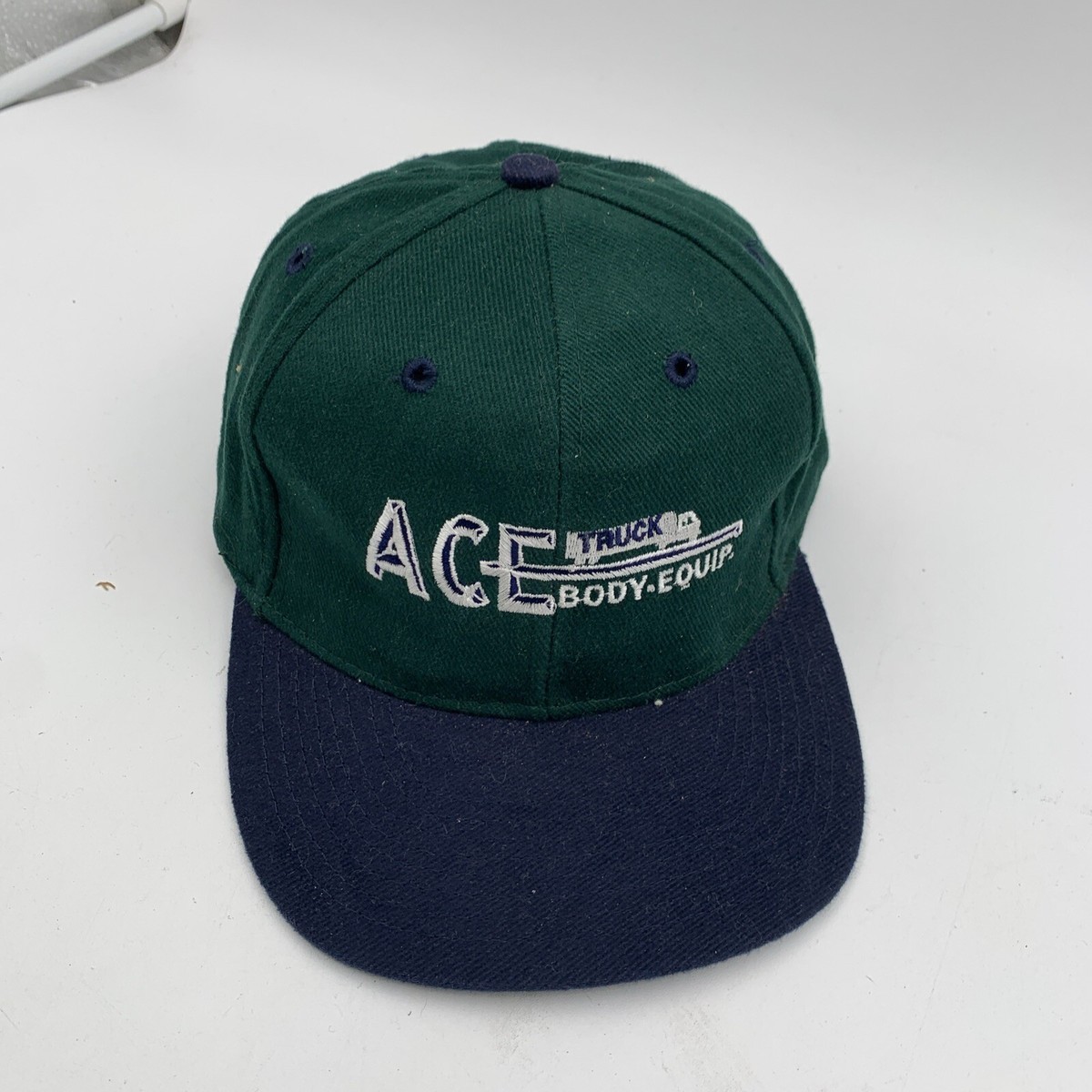 Ace Truck Body Equipment Adult Hat Strap Back Green Cap By Otto View 3