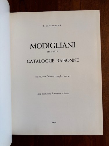 Modigliani 1884-1920. Catalogue raisonné Life & Complete Work, ITALIAN Artist - Imagen 2 de 3