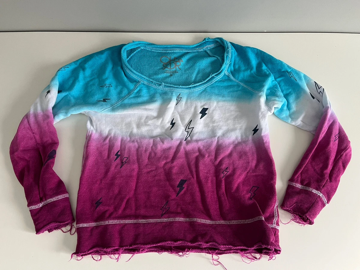 Distressed tie 2025 dye sweatshirt