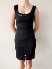 Zimmermann Black Lace Bodycon Mini Dress – Size 0 (AU 6–8) – Slip Included