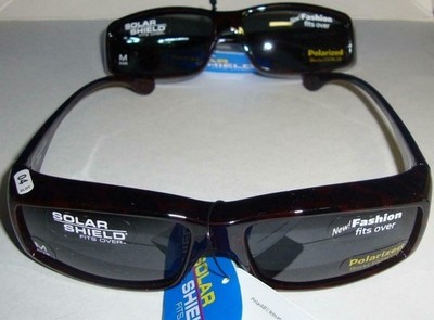 Solar Shield Polarized Sunglasses Size M Lot Of 2 Glasses ,Blocks 100 % UV NEW