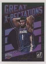 2019-20 Panini Donruss Great X-Pectations Green Flood Zion Williamson #7 3k6