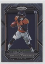 2022 Panini Prizm Rookies Montrell Washington #356 4s2