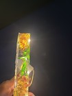 Resin Battery Operated Light Up Letter "C" with Dried Flowers  5" — photo 6