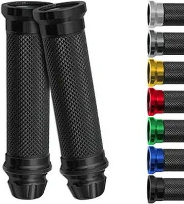 7/8'' 22mm Universal Motorcycle Handle Grip Motorcycle Handlebar Grips CoverBlack