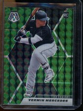 2021 Panini Mosaic Yermin Mercedes Mosaic Green Rookie Chicago White Sox #289