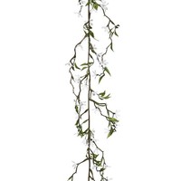 KüNstliche Jasmin BlüTengirlande L. 180Cm Mit WeißEn BlüTen Gasper Kunstblumen