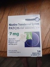 Habitrol Nicotine Transdermal System Patch 7 MG Step 3 New 14 Patches Exp 02/26