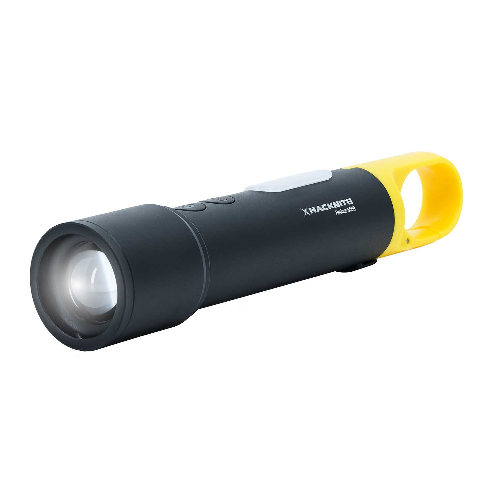 Lampe de poche LED rechargeable HOTINUS 600R HACKNITE noire compacte